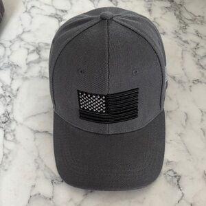 Gray Flag Embroidered Cap